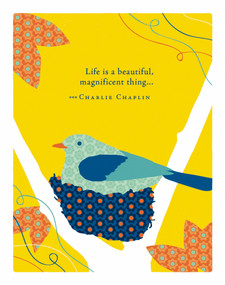Positively Green Greeting Cards: Baby - Life is beautiful, magnificent thing (Pack of 6) by COMPENDIUM, 9798217465309