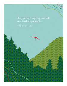 Positively Green Greeting Cards: Graduation - Be yourself, express yourself (Pack of 6) by COMPENDIUM, 9798217467952