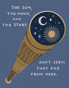 Love Muchly Greeting Cards: Graduation - The sun, the moon, and the stars don't (Pack of 6) by COMPENDIUM, 9798217468713