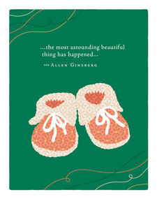 Positively Green Greeting Cards: Baby - The most astounding beautiful thing (Pack of 6) by COMPENDIUM, 9798217468508