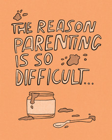 Humor Us Greeting Cards: Baby - The reason parenting is so (Pack of 6) by COMPENDIUM, 9798217469222
