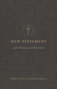 CSB Pocket New Testament with Psalms and Proverbs, Easy-to-Read Optimal Type, Charcoal Trade Paper by CSB Bibles by Holman, 9798384557227