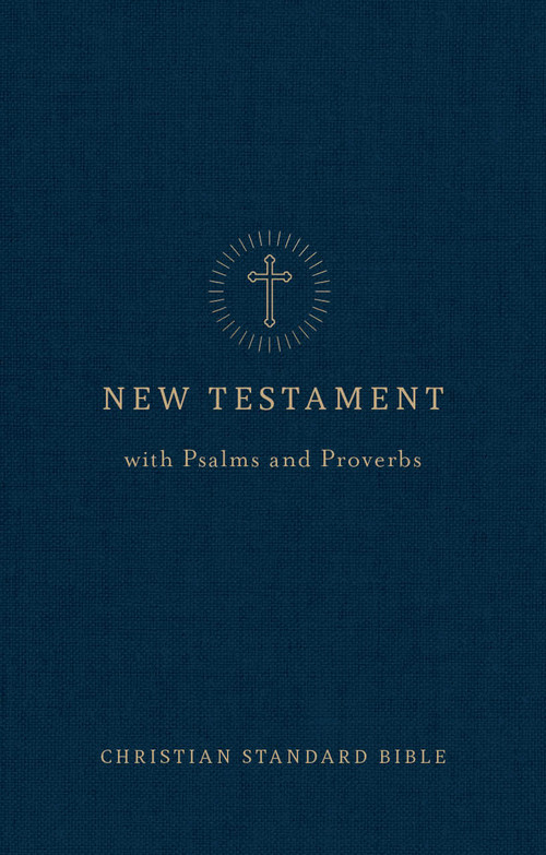 CSB Pocket New Testament with Psalms and Proverbs, Easy-to-Read Optimal Type, Navy Trade Paper by CSB Bibles by Holman, 9798384557234