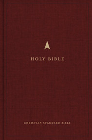 CSB Pew Bible, Large Print Edition, Easy-to-Read Optimal Type, Burgundy Cloth Over Board by CSB Bibles by Holman, 9798384557272