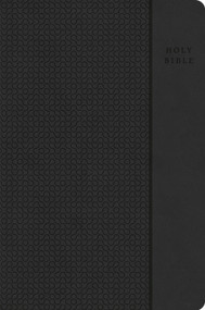 CSB Large Print Compact Reference Bible, Value Edition, Easy-to-Read Optimal Type, Charcoal LeatherTouch by CSB Bibles by Holman, 9798384557517