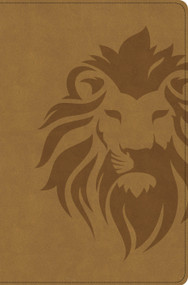 CSB One Big Story Bible, Revised & Updated, Easy-to-Read Optimal Type, Brown Lion LeatherTouch by CSB Bibles by Holman, 9798384557609