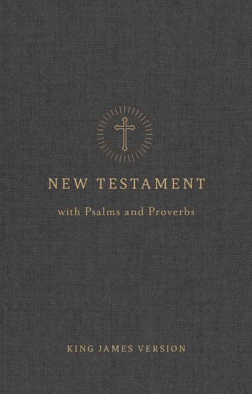 KJV Pocket New Testament with Psalms and Proverbs, Charcoal Trade Paper by Holman Bible Publishers, 9798384557692
