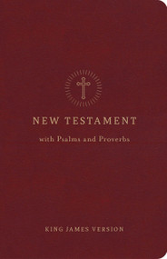 KJV Pocket New Testament with Psalms and Proverbs, Crimson LeatherTouch by Holman Bible Publishers, 9798384557708