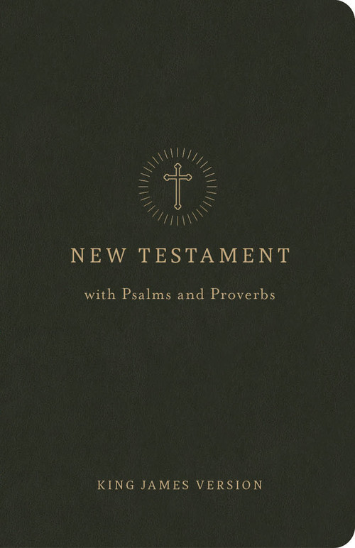 KJV Pocket New Testament with Psalms and Proverbs, Olive LeatherTouch by Holman Bible Publishers, 9798384557722
