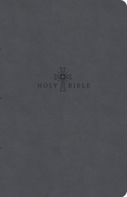 KJV Premium Gift Bible, Charcoal LeatherTouch by Holman Bible Publishers, 9798384557746