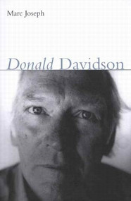 Donald Davidson by Marc A. Joseph, 9780773527812