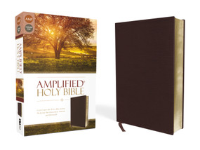 Amplified Holy Bible, Bonded Leather, Burgundy (Captures the Full Meaning Behind the Original Greek and Hebrew) by Zondervan, 9780310443940