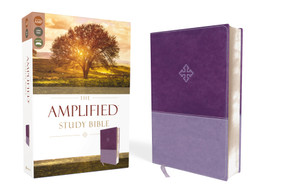 The Amplified Study Bible, Leathersoft, Purple by Zondervan, 9780310446521