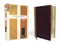 KJV, Amplified, Parallel Bible, Large Print, Leathersoft, Tan/Burgundy, Red Letter (Two Bible Versions Together for Study and Comparison) by Zondervan, 9780310446705