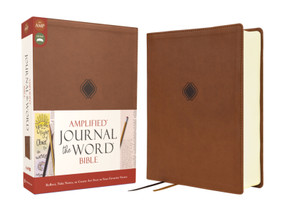 Amplified Journal the Word Bible, Double-Column Journal Edition, Leathersoft, Brown: Reflect, Take Notes, or Create Art Next to Your Favorite Verses by Zondervan, 9780310463627