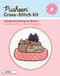 Pusheen Cross-Stitch Kit (Includes Everything You Need to Create 3 Purr-fect Projects (Choose from 8 Patterns)) by Claire Belton, Sosae Caetano, Dennis Caetano, 9798894141299