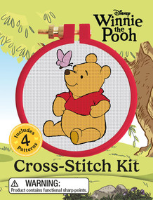 Winnie the Pooh Cross-Stitch Kit (Includes 4 Patterns) by Emmalyn Perez, 9798894144191