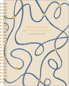 Spiral Notebook: The Map To Where She's Going Is Written on Her Heart. by COMPENDIUM, 9781946873736