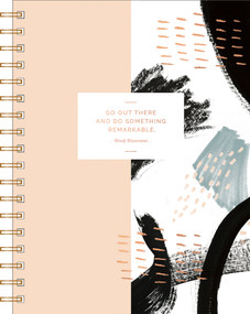 Spiral Notebook: "Go out there and do something remarkable." -Wendy Wasserstein by COMPENDIUM, 9781946873132