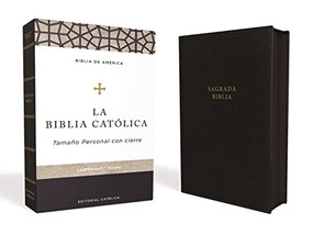 Biblia Católica, Tamaño personal, Leathersoft, Negra, con Cierre, Comfort Print (Spanish Edition) by Editorial  Católica, La Casa de la Biblia, 9781400238118