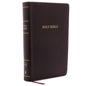 KJV Holy Bible: Personal Size Giant Print with 43,000 Cross References, Burgundy Bonded Leather, Red Letter, Comfort Print: King James Version by Thomas Nelson, 9780785215509