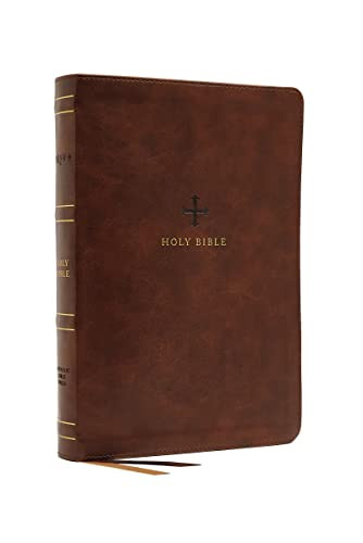 NRSV, Catholic Bible, Thinline Edition, Leathersoft, Brown, Comfort Print (Holy Bible) by Catholic Bible Press, 9780785233992