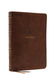 NRSV, Catholic Bible, Thinline Edition, Leathersoft, Brown, Comfort Print (Holy Bible) by Catholic Bible Press, 9780785233992
