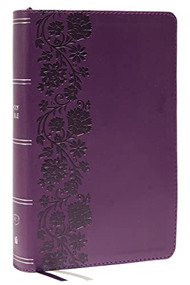 KJV Holy Bible: Large Print Single-Column with 43,000 End-of-Verse Cross References, Purple Leathersoft, Personal Size, Red Letter, Comfort Print: King.. by Thomas Nelson, 9780785291107