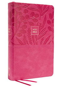 KJV Holy Bible: Large Print Single-Column with 43,000 End-of-Verse Cross References, Pink Leathersoft, Personal Size, Red Letter, Comfort Print: King.. by Thomas Nelson, 9780785291121