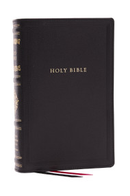 RSV Personal Size Bible with Cross References, Black Leathersoft, (Sovereign Collection) by Thomas Nelson, 9781400337897