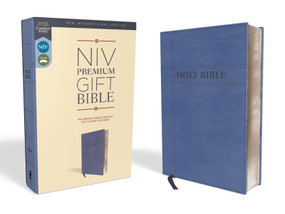 NIV, Premium Gift Bible, Leathersoft, Navy, Red Letter, Comfort Print (The Perfect Bible for Any Gift-Giving Occasion) by Zondervan, 9780310094005