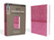 NIV, Super Giant Print Reference Bible (Font Size: 16.5-point), Leathersoft, Pink, Red Letter, Comfort Print by Zondervan, 9780310445944