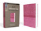 NIV, Super Giant Print Reference Bible (Font Size: 16.5-point), Leathersoft, Pink, Red Letter, Comfort Print by Zondervan, 9780310445944