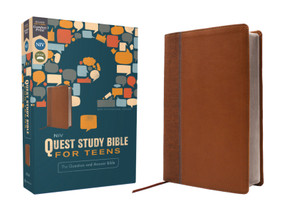 NIV, Quest Study Bible for Teens, Leathersoft, Brown, Comfort Print (The Question and Answer Bible) by Christianity Today Intl., Zondervan, 9780310457497