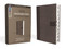 NIV, Super Giant Print Reference Bible (Font Size: 16.5-point), Leathersoft, Gray, Red Letter, Thumb Indexed, Comfort Print by Zondervan, 9780310460602