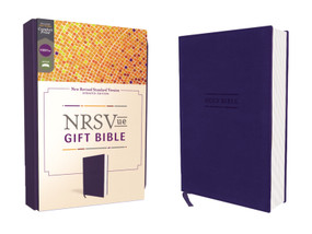 NRSVue, Gift Bible, Leathersoft, Blue, Comfort Print by Zondervan, 9780310461548