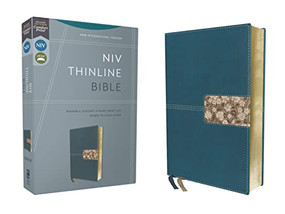 NIV, Thinline Bible, Leathersoft, Teal, Red Letter, Comfort Print by Zondervan, 9780310462088