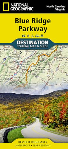 Blue Ridge Parkway Map by Globe Pequot, 9781597756242