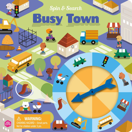 Spin & Search Busy Town (The perfect introduction to search-and-find fun for children aged 3, 4, 5) by IglooBooks, Sejung Kim, 9781805854180