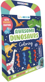 Awesome Dinosaurs Coloring (The All-in-One Art Station with Stackable Crayons) by IglooBooks, Ana Rui Aguiar, 9781805854210
