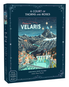 A Court of Thorns and Roses Official Greetings from Velaris 1000-Piece Puzzle by Sarah J. Maas, 9781797249797