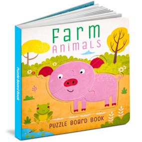 Farm Animals Puzzle Board Book by Mamta Garg, 9789376891559