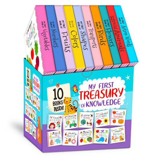 My First Treasury of Knowledge Box Set (10 Board Books) by Mamta Garg, 9789376894697