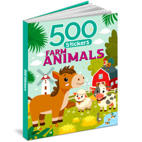 500 Farm Animals Stickers Book by Mamta Garg, 9789376894741