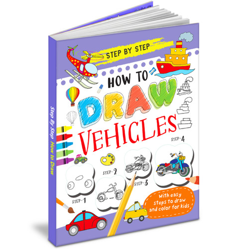 How To Draw Vehicles Book by Mamta Garg, 9789376895694