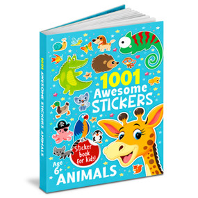 1001 Awesome Stickers Animals by Mamta Garg, 9789376896271