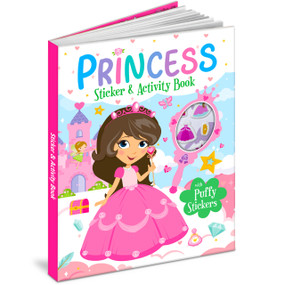 Princess Sticker & Activity Book - Puffy Stickers by Mamta Garg, 9789376897896
