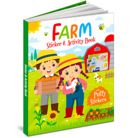 Farm Sticker & Activity Book - Puffy Stickers by Mamta Garg, 9789376898909