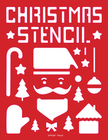 Stencil Book Christmas by Wonder House Books, 9789358563542