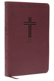 NKJV, Value Thinline Bible, Burgundy Leathersoft, Red Letter, Comfort Print (Holy Bible, New King James Version) by Thomas Nelson, 9780718075446